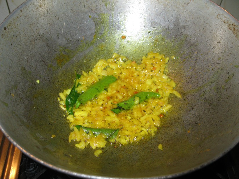 Onions - now softened and translucent.