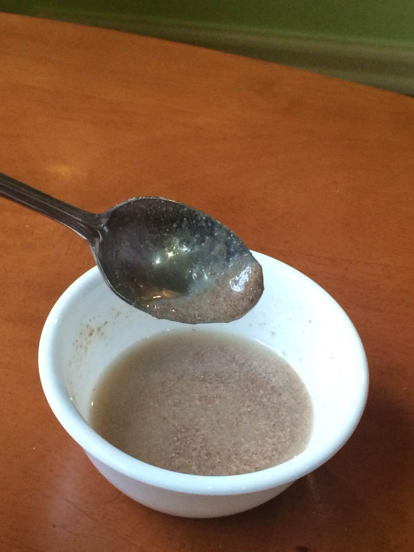 15 minutes later become glutinous like egg